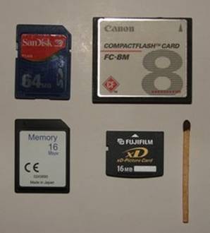Grenvergleich zwischen verschiedenen Flash-Speicherkarten